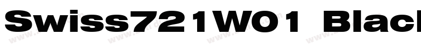 Swiss721W01 BlackCon字体转换 Swiss721W01 BlackCon字体转换